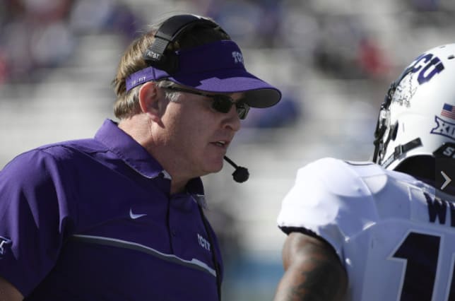 Gary Patterson took the Horned Frogs from a 4-8 record in 2013 to the brink of the College Football Playoffs in 2014.