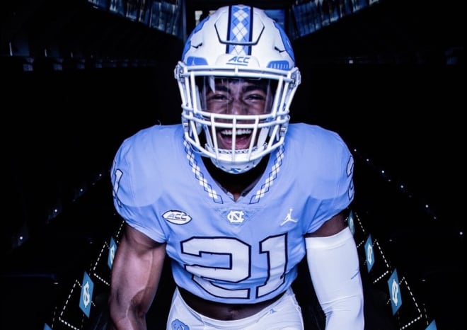 Roswell, GA, running back Elijah Green announced Tuesday evening he has committed to play at North Carolina.