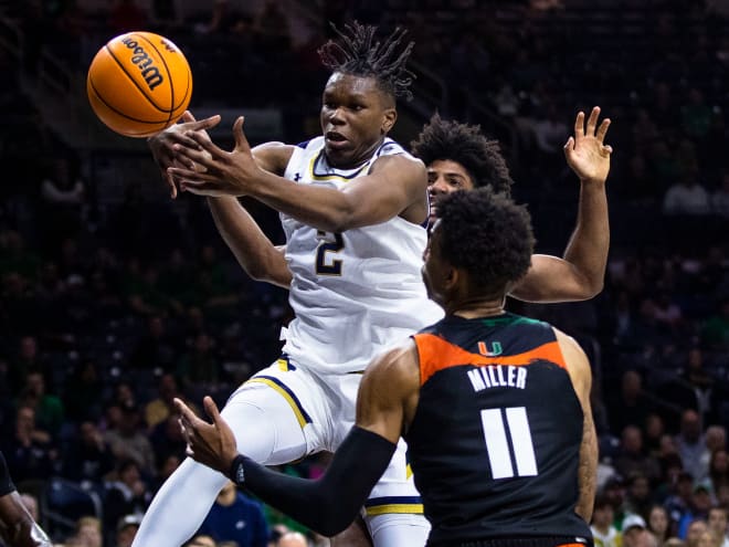 Former Notre Dame forward Ven-Allen Lubin intends to play at Vanderbilt next season.