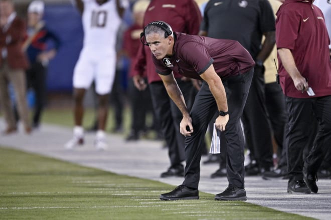 Mike Norvell after FSU's loss to SMU: "We got to help the quarterback out, too."