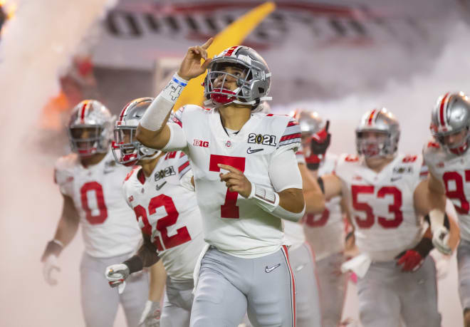 C.J. Stroud honors Dwayne Haskins at Ohio State football spring game