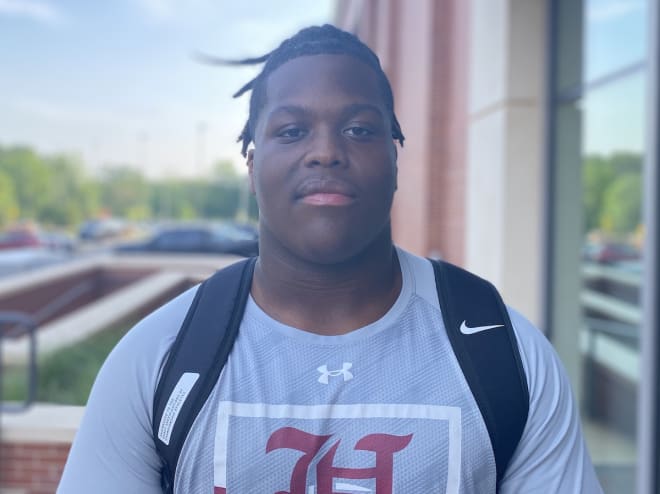 William Echoles visited Auburn for a camp on Monday.