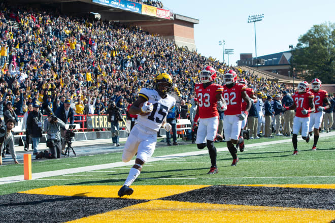Michigan Wolverines football's Giles Jackson was electric in his first season as a wideout and kick returner.
