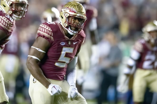 FSU defensive end Jared Verse is one of a number of Seminoles who decided to return in 2023 instead of declaring for this year's NFL Draft.