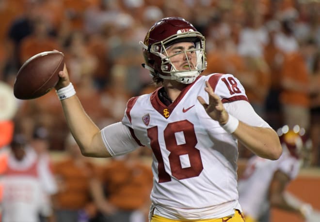 Sophomore QB JT Daniels had some ups and downs in his first season at USC, but the Trojans' new offense seems to play to his strengths.