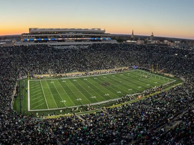 Notre Dame football will host Boise State in Notre Dame Stadium for a game in 2025.