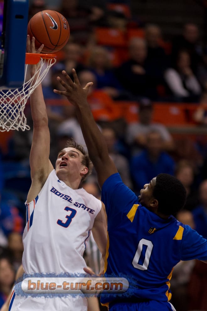 Drmic drive to the rim for a basket against San Jose State Wednesday night.