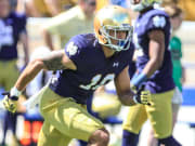 Cole Kmet Provides Notre Dame A Rare Triple Play - InsideNDSports