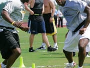 Jacksonville Jaguars RB Greg Jones, coachtomshaw