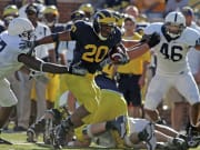 Michigan RB Hassan Haskins a big fan of new assistant Mike Hart