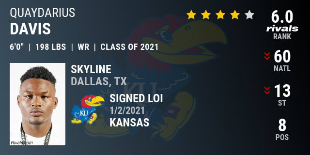 Quaydarius Davis, 2021 Wide Receiver - Rivals.com