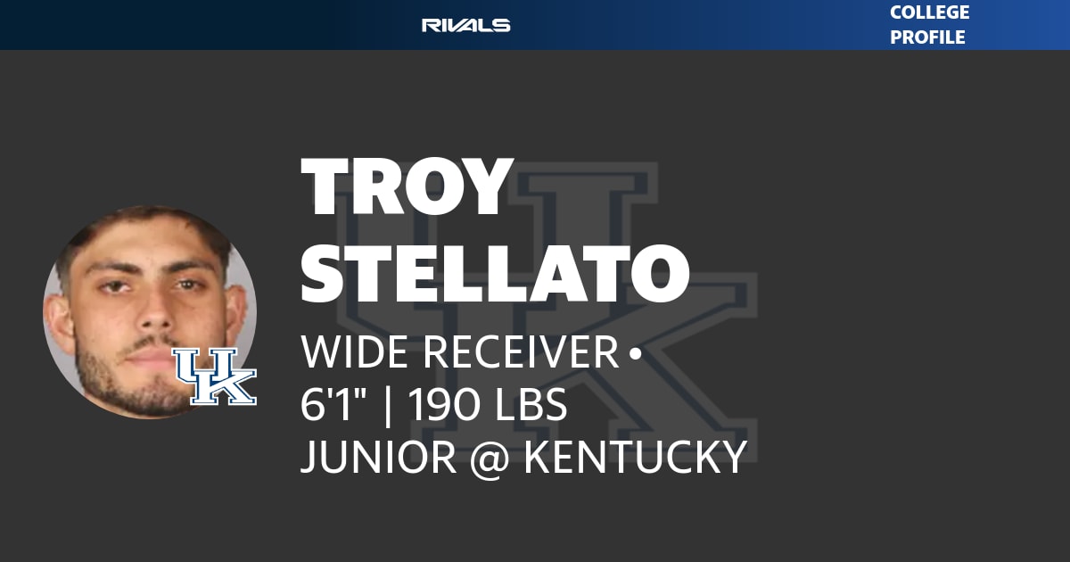 Troy Stellato JUNIOR Wide Receiver Kentucky