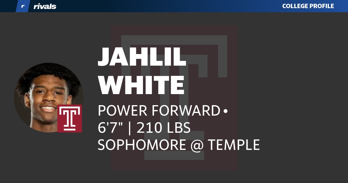 Jahlil White, SOPHOMORE Power Forward, Temple